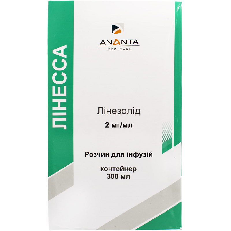 Лінесса розчин для інфузій 2 мг/мл контейнер 300 мл №1